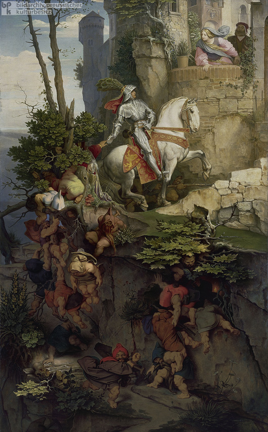 Moritz von Schwind, <I>The Falkenstein Ride</i> (1843-44)